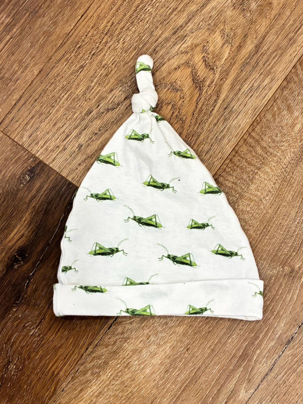 Milkbarn Grasshopper Knotted Hat Infant Baby Organic Cotton Animal Bug 0-3m